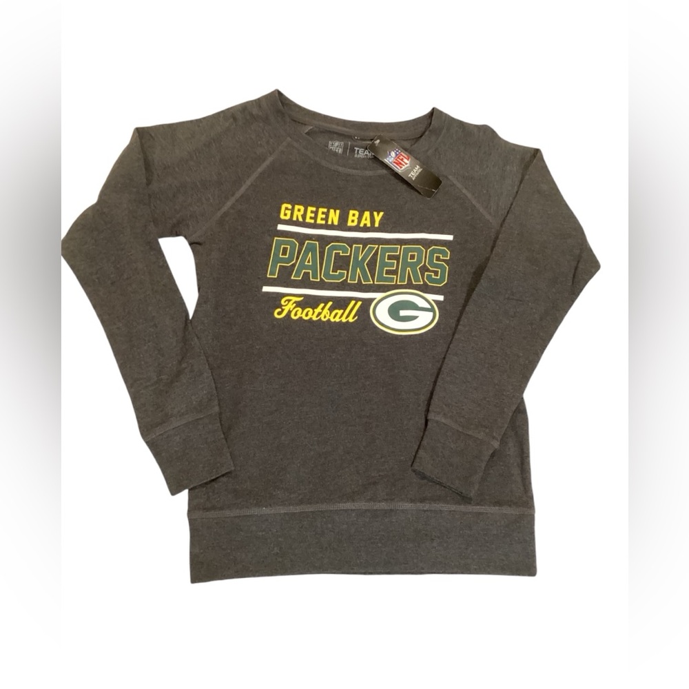 NWT Womens NFL Team Green Bay Packers Football Long Sleeve T/Sweater Size Small